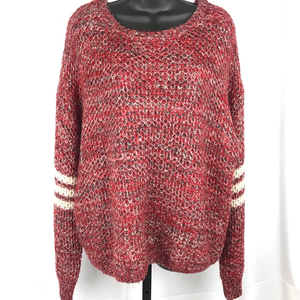 Jessica Simpson Soft Knit Red Oversized Sweater XL